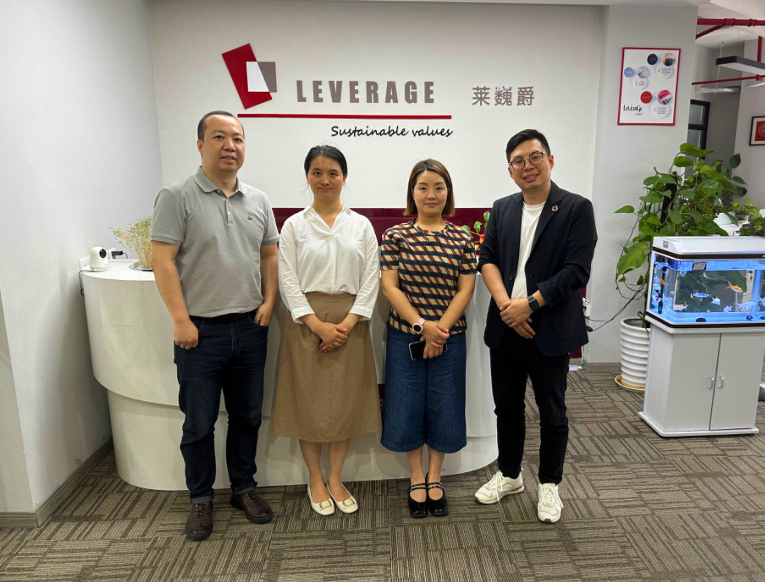上海市外商投资协会黄主任一行到访Leverage 图片